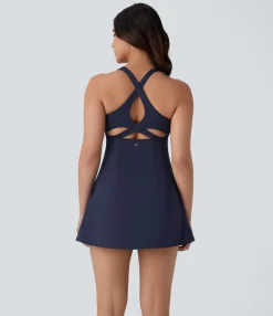 Mini Dresses|Active Dresses<HALARA SoftlyZero™ Airy Cool Touch Mini Dance Active Dress-UPF50+