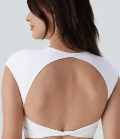 Tank Tops & Camis|Yoga Tops<HALARA SoftlyZero™ Airy Cropped Skinny Cool Touch Yoga Tank Top-UPF50+