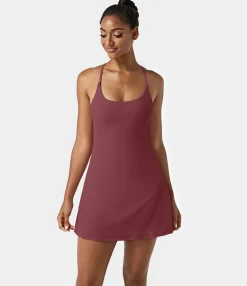Dresses|Active Dresses<HALARA SoftlyZero™ Airy Cut Out 2-in-1 Pocket Cool Touch Mini Activity Dress-UPF50+