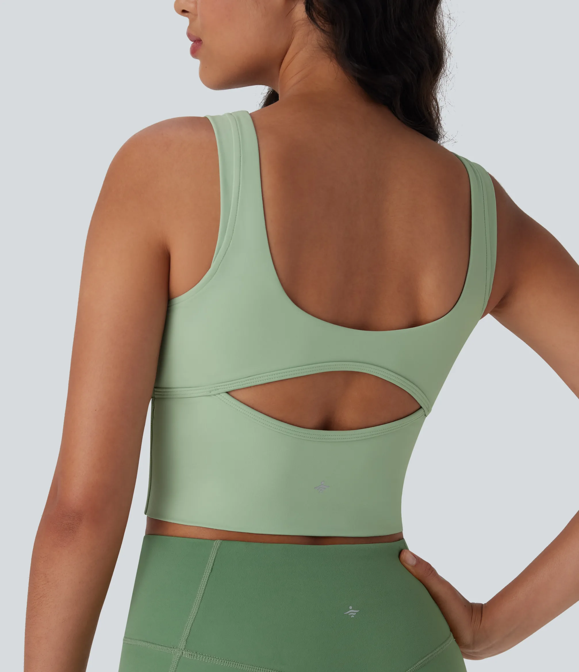 Tank Tops & Camis|Tank Tops<HALARA SoftlyZero™ Airy Cut Out Ruched Cool Touch Yoga Tank Top