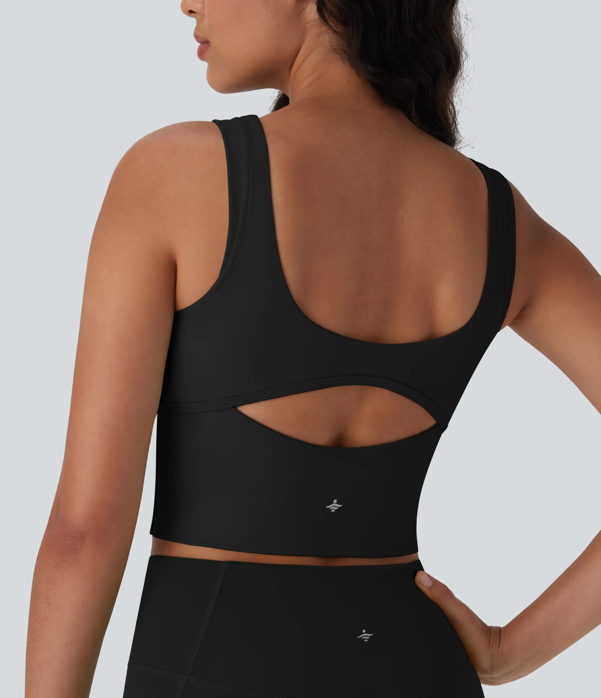 Tank Tops & Camis|Tank Tops<HALARA SoftlyZero™ Airy Cut Out Ruched Cool Touch Yoga Tank Top