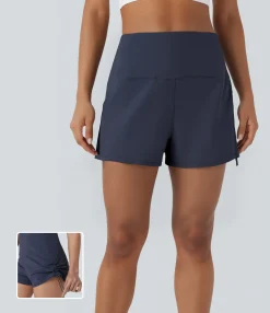 Active Shorts|Shorts<HALARA SoftlyZero™ Airy High Waisted Drawstring Cool Touch Yoga Shorts