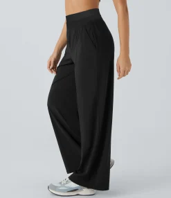 Pants|High-Waisted Pants<HALARA SoftlyZero™ Airy High Waisted Double-Layer Waistband Pocket Yoga Pants-UPF50+