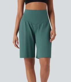 Active Shorts|Shorts<HALARA SoftlyZero™ Airy High Waisted Pockets Cool Touch Yoga Bermuda Shorts