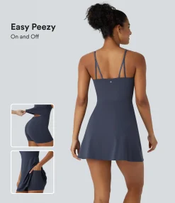 Dresses|Mini Dresses<HALARA SoftlyZero™ Airy 2-in-1 Pocket Cool Touch Mini Dance Active Dress-Easy Peezy Edition