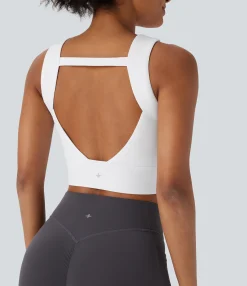 Casual Tops|Tank Tops & Camis<HALARA SoftlyZero™ Airy Round Neck Cropped Cool Touch Casual Tank Top