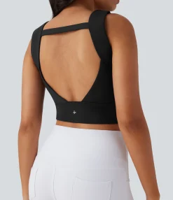 Casual Tops|Tank Tops & Camis<HALARA SoftlyZero™ Airy Round Neck Cropped Cool Touch Casual Tank Top