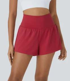 Active Shorts|Shorts<HALARA SoftlyZero™ Airy Super High Waisted Cool Touch Yoga Shorts with Pockets