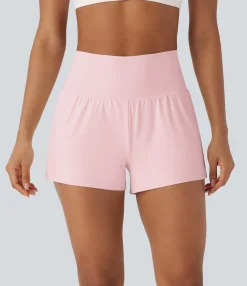 Active Shorts|Shorts<HALARA SoftlyZero™ Airy Super High Waisted Cool Touch Yoga Shorts with Pockets