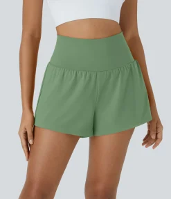 Active Shorts|Shorts<HALARA SoftlyZero™ Airy Super High Waisted Cool Touch Yoga Shorts with Pockets