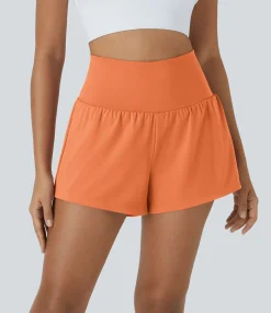 Active Shorts|Shorts<HALARA SoftlyZero™ Airy Super High Waisted Cool Touch Yoga Shorts with Pockets