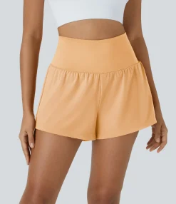 Active Shorts|Shorts<HALARA SoftlyZero™ Airy Super High Waisted Cool Touch Yoga Shorts with Pockets