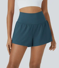 Active Shorts|Shorts<HALARA SoftlyZero™ Airy Super High Waisted Cool Touch Yoga Shorts with Pockets