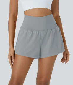 Active Shorts|Shorts<HALARA SoftlyZero™ Airy Super High Waisted Cool Touch Yoga Shorts with Pockets