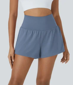 Active Shorts|Shorts<HALARA SoftlyZero™ Airy Super High Waisted Cool Touch Yoga Shorts with Pockets