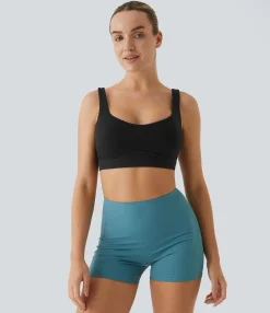 Sports Bras|Sports Bras<HALARA SoftlyZero™ Low Support Crossover Dance Sports Bra-UPF50+