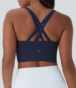 Yoga Tops|Sports Bras<HALARA SoftlyZero™ Low Support Zipper Yoga Sports Bra-UPF50+
