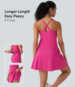 Active Dresses|Dresses<HALARA SoftlyZero™ Plush Active Dress-Longer Length-Easy Peezy Edition-D/DD/DDD/F Cups