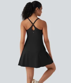 Active Dresses|Dresses<HALARA SoftlyZero™ Plush Active Dress-Longer Length-Easy Peezy Edition-D/DD/DDD/F Cups