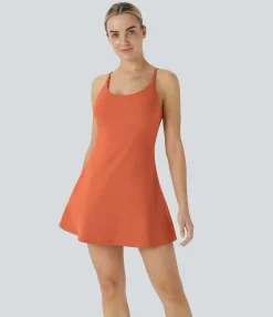 Mini Dresses|Active Dresses<HALARA Softlyzero™ Plush Backless Active Dress
