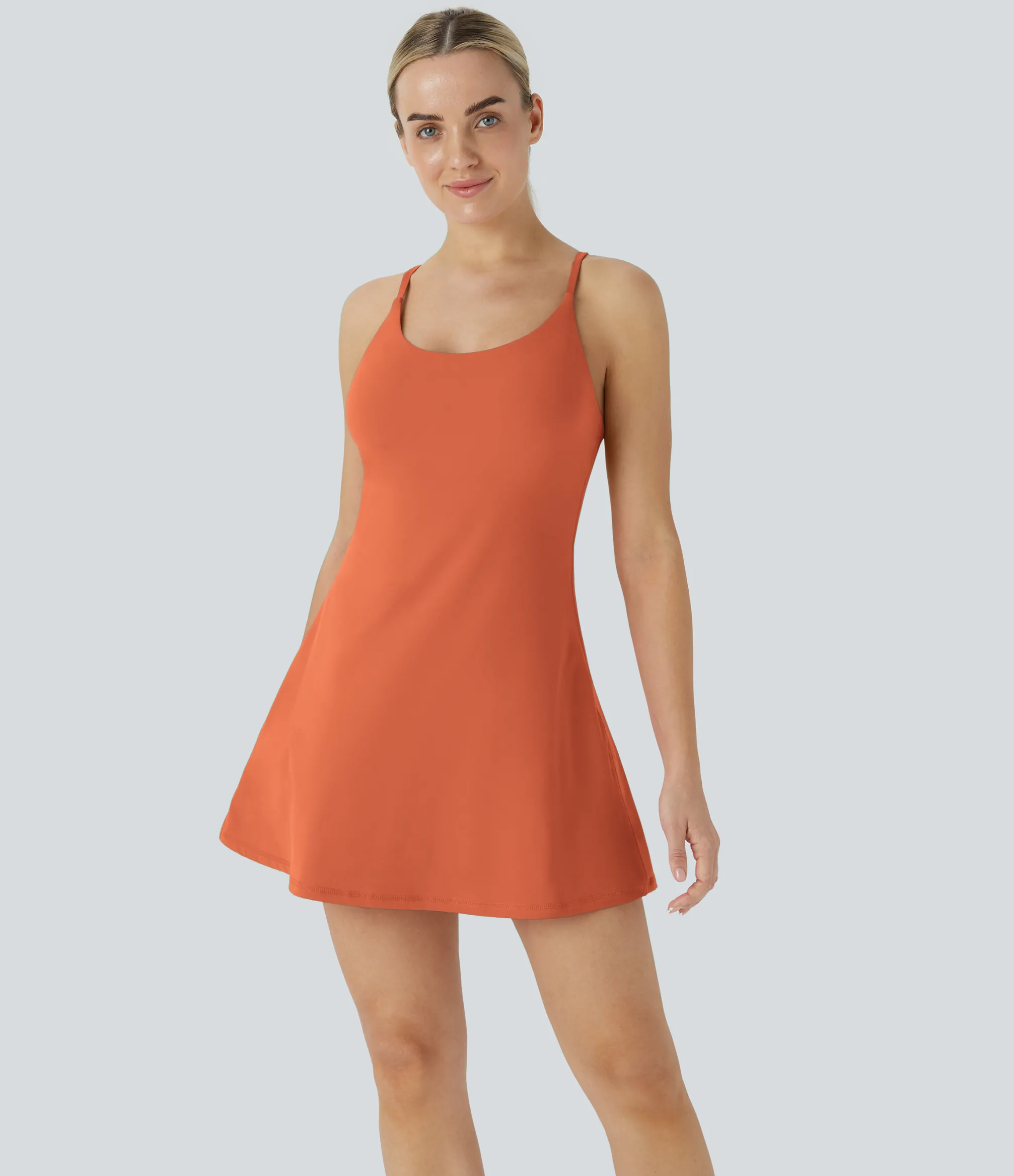 Mini Dresses|Active Dresses<HALARA Softlyzero™ Plush Backless Active Dress