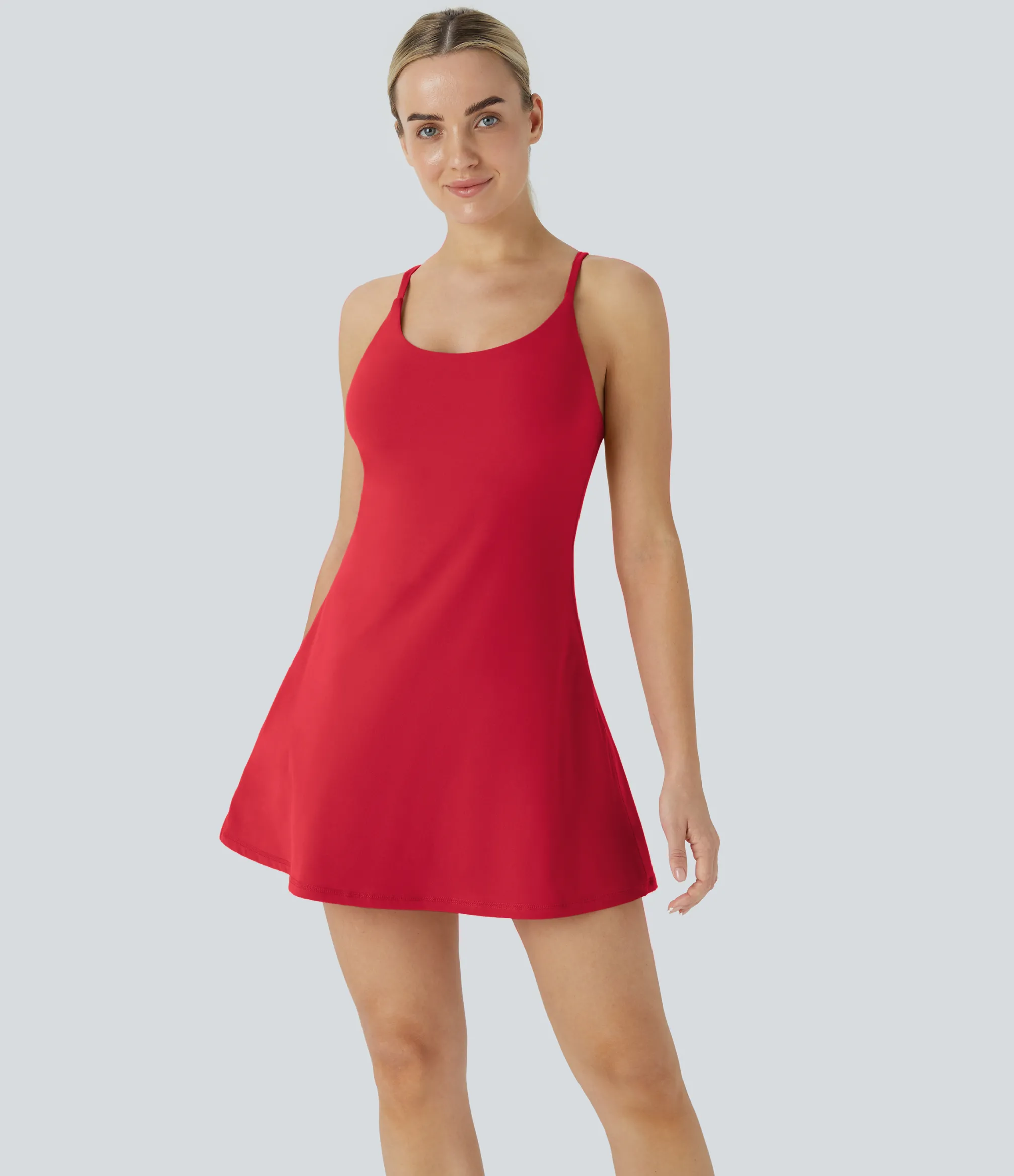 Mini Dresses|Active Dresses<HALARA Softlyzero™ Plush Backless Active Dress