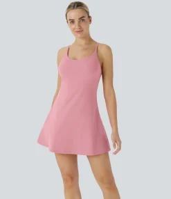 Mini Dresses|Active Dresses<HALARA Softlyzero™ Plush Backless Active Dress