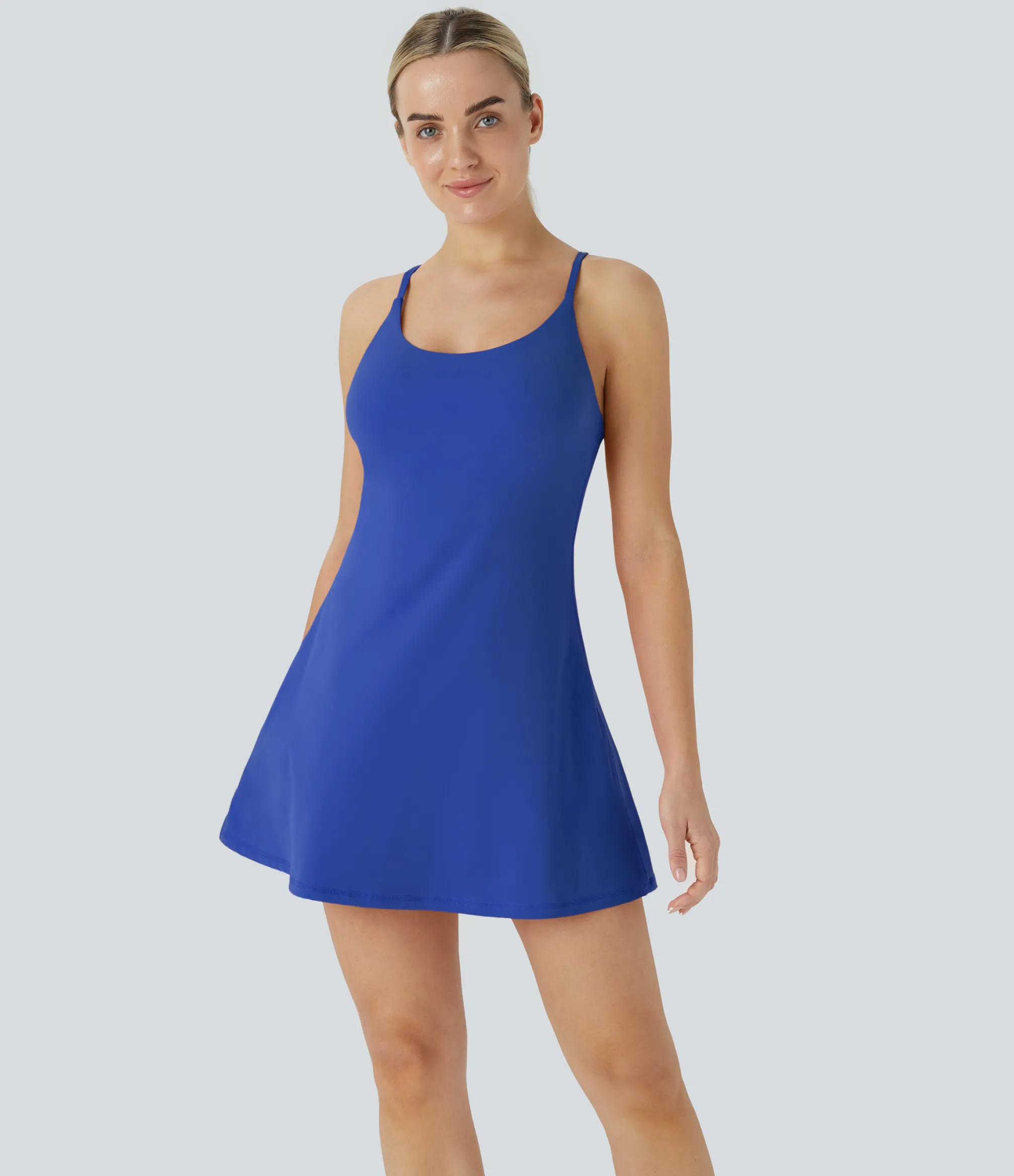 Mini Dresses|Active Dresses<HALARA Softlyzero™ Plush Backless Active Dress