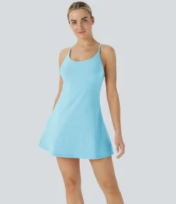 Mini Dresses|Active Dresses<HALARA Softlyzero™ Plush Backless Active Dress