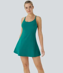 Mini Dresses|Active Dresses<HALARA Softlyzero™ Plush Backless Active Dress