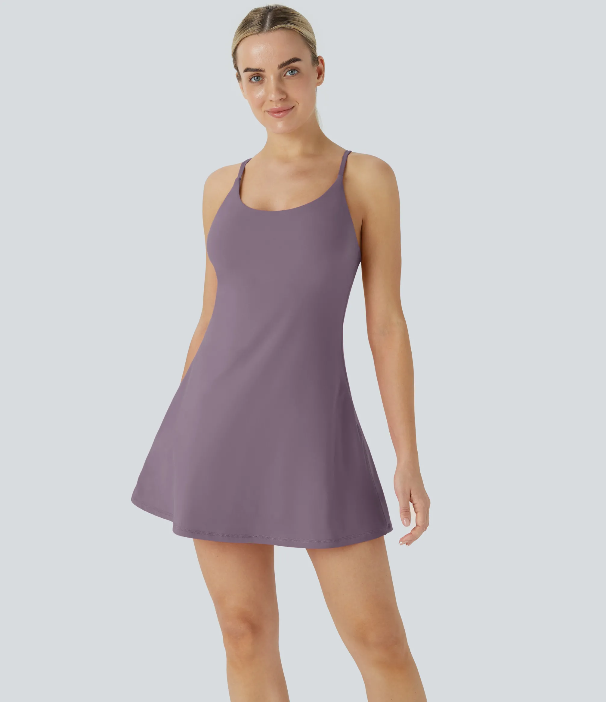 Mini Dresses|Active Dresses<HALARA Softlyzero™ Plush Backless Active Dress