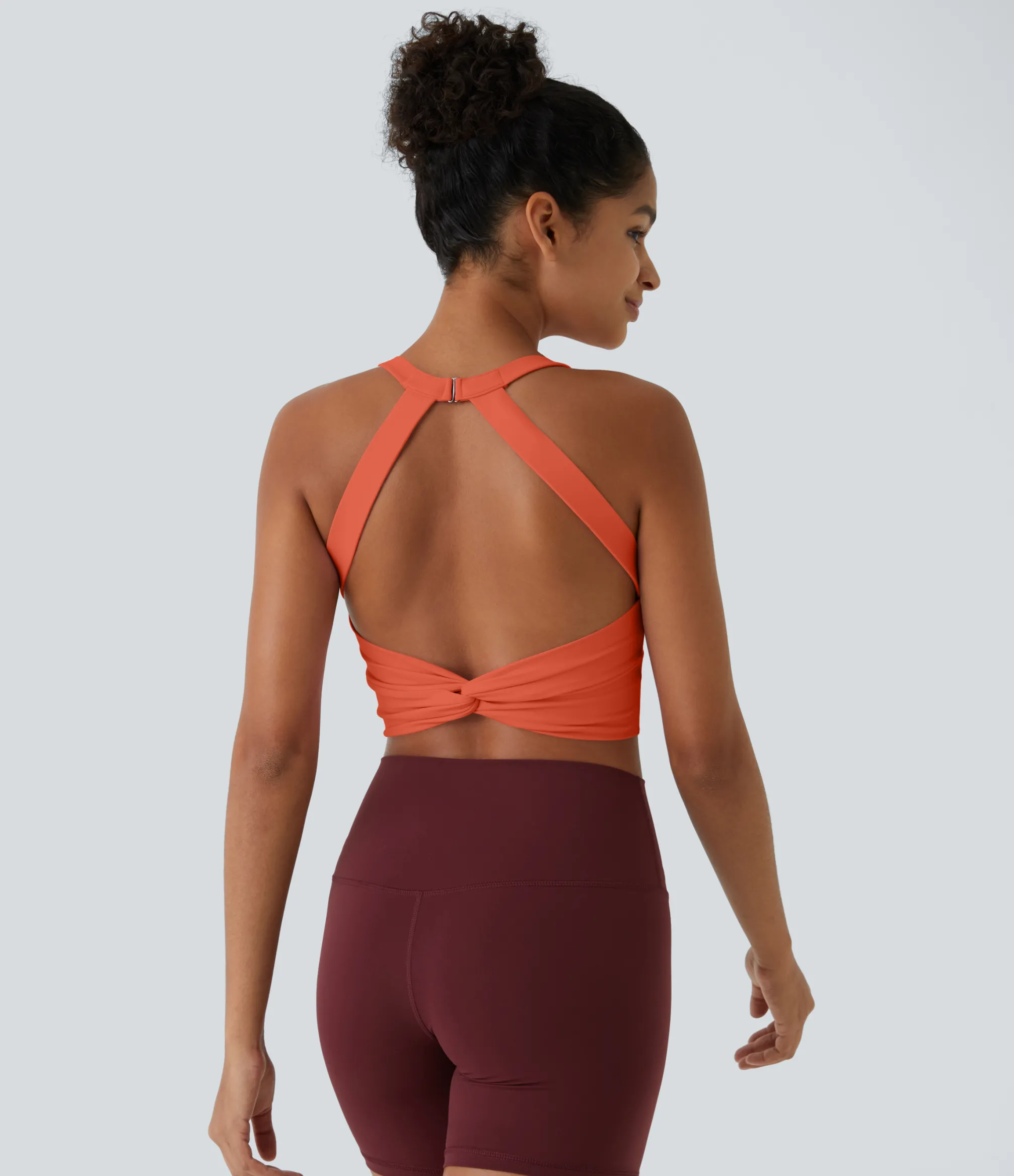Tank Tops & Camis|Tank Tops<HALARA SoftlyZero™ Plush Cut Out Cropped Yoga Tank Top