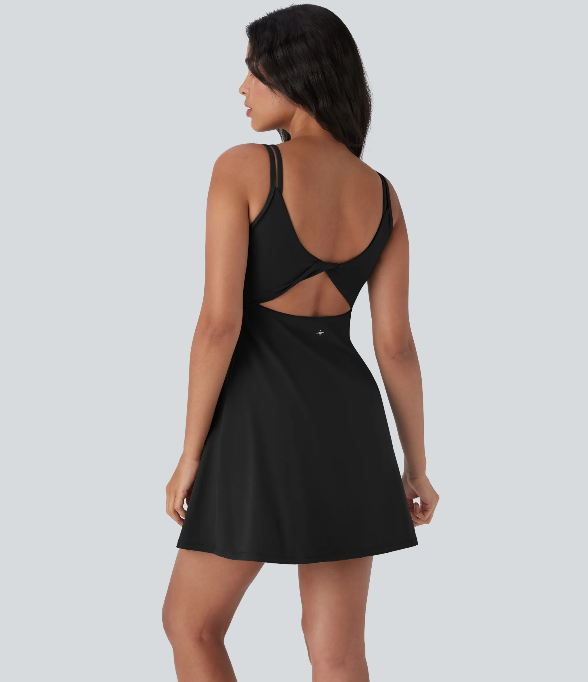 Active Dresses|Dresses<HALARA SoftlyZero™ Plush Double Straps 2-Piece Pockets Slip Dance Active Dress D/DD/DDD/F Cups