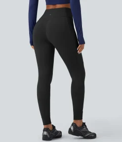 Joggers|Joggers<HALARA SoftlyZero™ Plush High Waisted Drawstring Hiking Joggers with Pockets