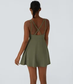 Active Dresses|Dresses<HALARA SoftlyZero™ Plush 2-Piece Pocket Dance Active Dress