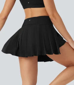 Pleated Skirts|Active Skirts<HALARA SoftlyZero™ QuickDry High Waisted Pleated 2-in-1 Pickleball Cargo Skirt with Pockets