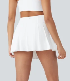 Pleated Skirts|Active Skirts<HALARA SoftlyZero™ QuickDry High Waisted Pleated 2-in-1 Pickleball Cargo Skirt with Pockets