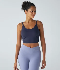 Tank Tops & Camis|Tank Tops<HALARA SoftlyZero™ QuickDry Ruched Cropped Running Tank Top