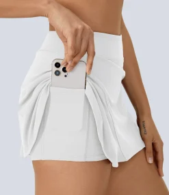 Active Skirts|Skirts<HALARA Solid Hidden Pocket 2-in-1 Tennis Skirt