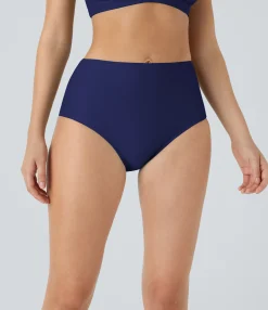 Beachwear<HALARA Solid High Waisted Bikini Bottom Swimsuit