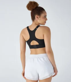 Sports Bras|Sports Bras<HALARA SpeedWave™ High Support Zipper Racerback Adjustable Buckle Quick Dry Running Sports Bra