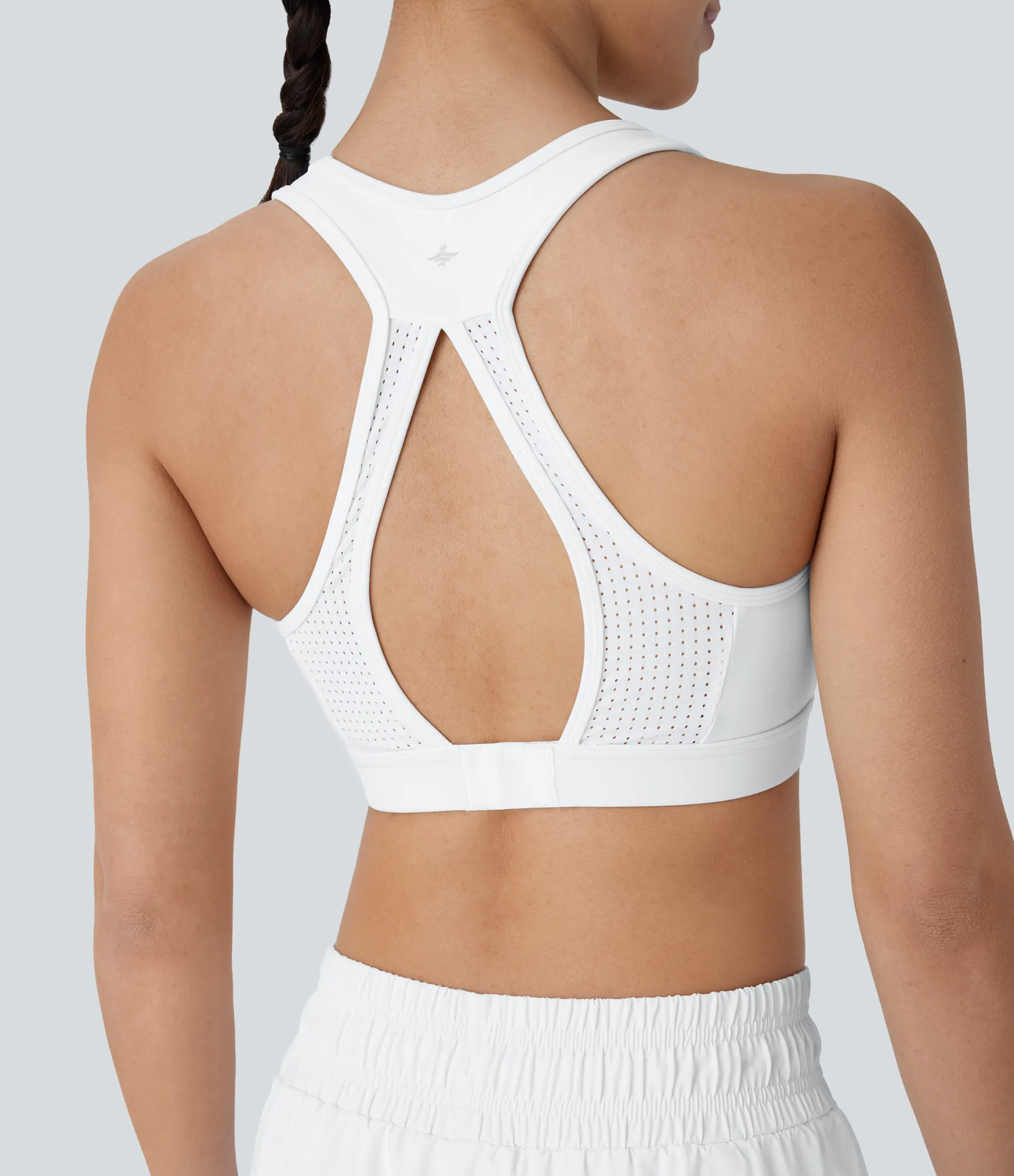 Sports Bras|Sports Bras<HALARA SpeedWave™ Medium Support Racerback Perforated Quick Dry Running Sports Bra