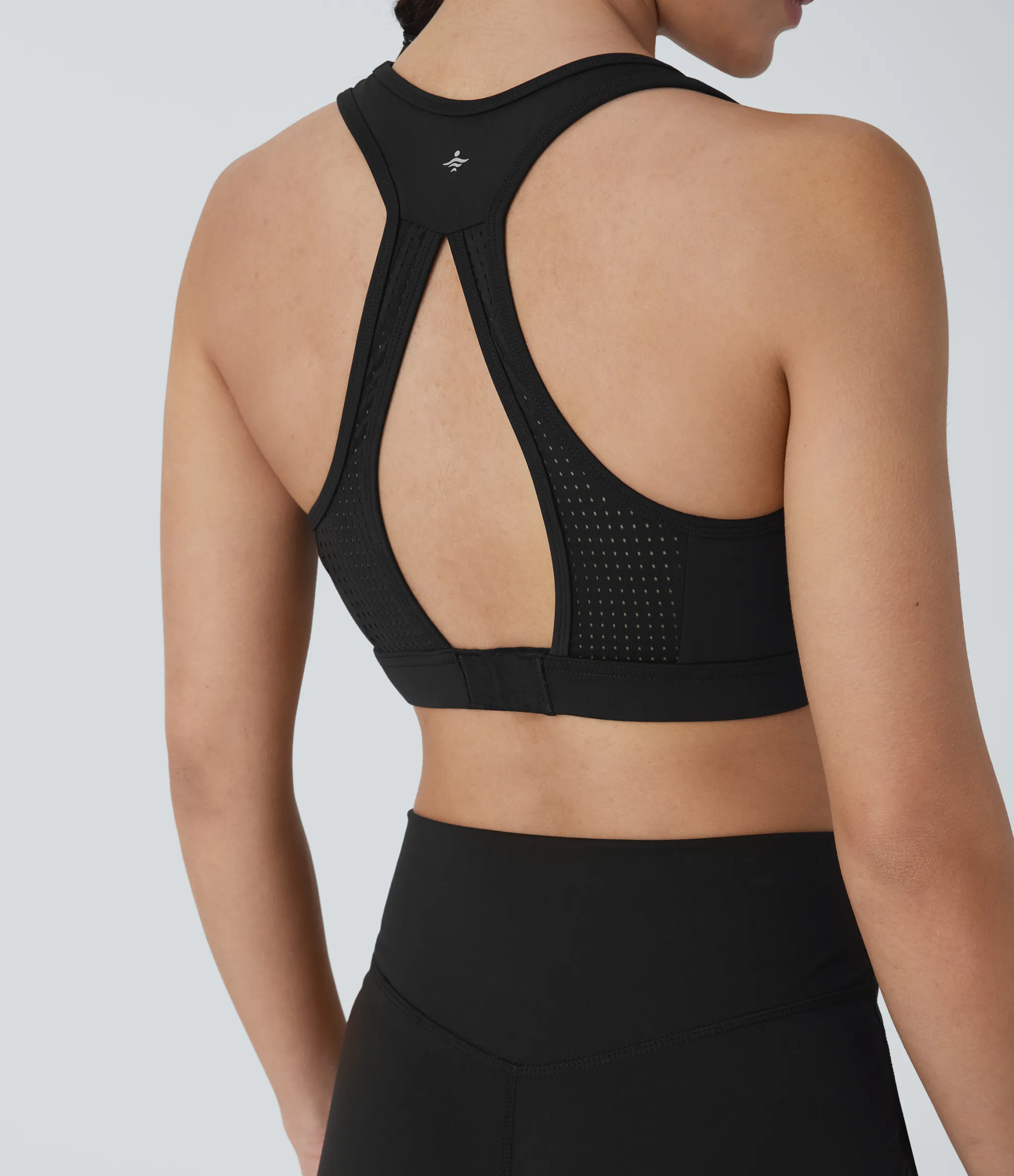 Sports Bras|Sports Bras<HALARA SpeedWave™ Medium Support Racerback Perforated Quick Dry Running Sports Bra