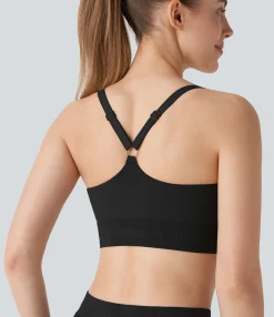Sports Bras|Sports Bras<HALARA SpeedWave™ Medium Support Quick Dry Workout Sports Bra