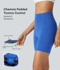 5'' Shorts|Active Shorts<HALARA SpeedWave™ SoCinched High Waisted Antislip Tummy Control Quick Dry Cycling Chamois Padded Biker Shorts 5'' with Pockets