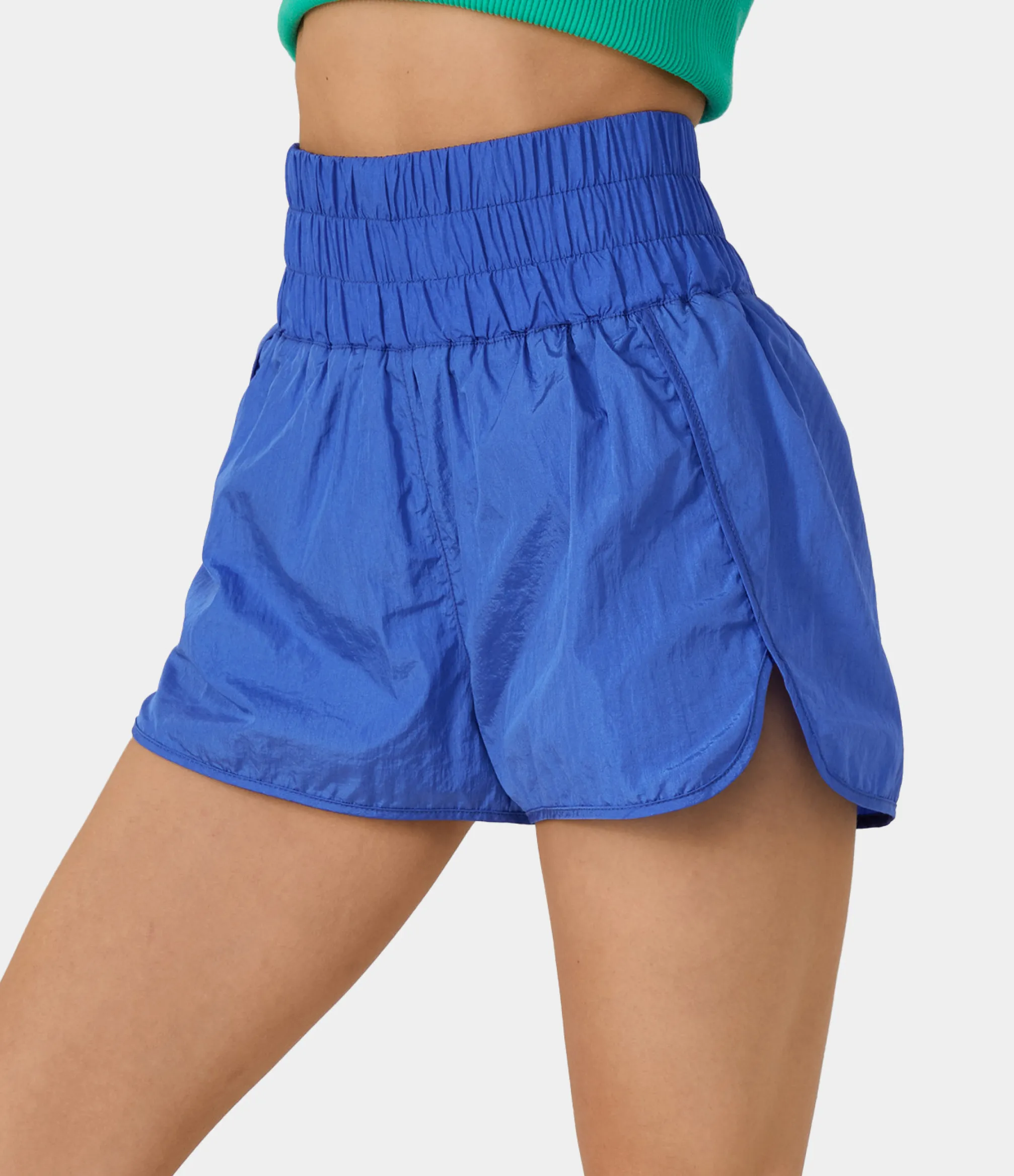 Active Shorts|Shorts<HALARA Super High Waisted Hem 2-in-1 Casual Shorts 2.5''