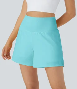 5'' Shorts|Active Shorts<HALARA Super High Waisted Pocket & Pocket 2-in-1 Yoga Shorts 5''-Longer Length