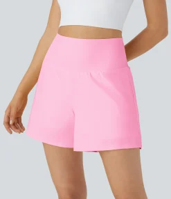 5'' Shorts|Active Shorts<HALARA Super High Waisted Pocket & Pocket 2-in-1 Yoga Shorts 5''-Longer Length