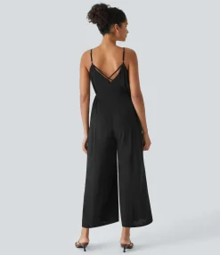 Jumpsuits<HALARA Tie Side Casual Jumpsuit