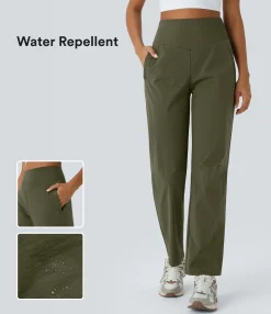 Pants|High-Waisted Pants<HALARA Water Repellent High Waisted Pocket Ripstop Camping Pants